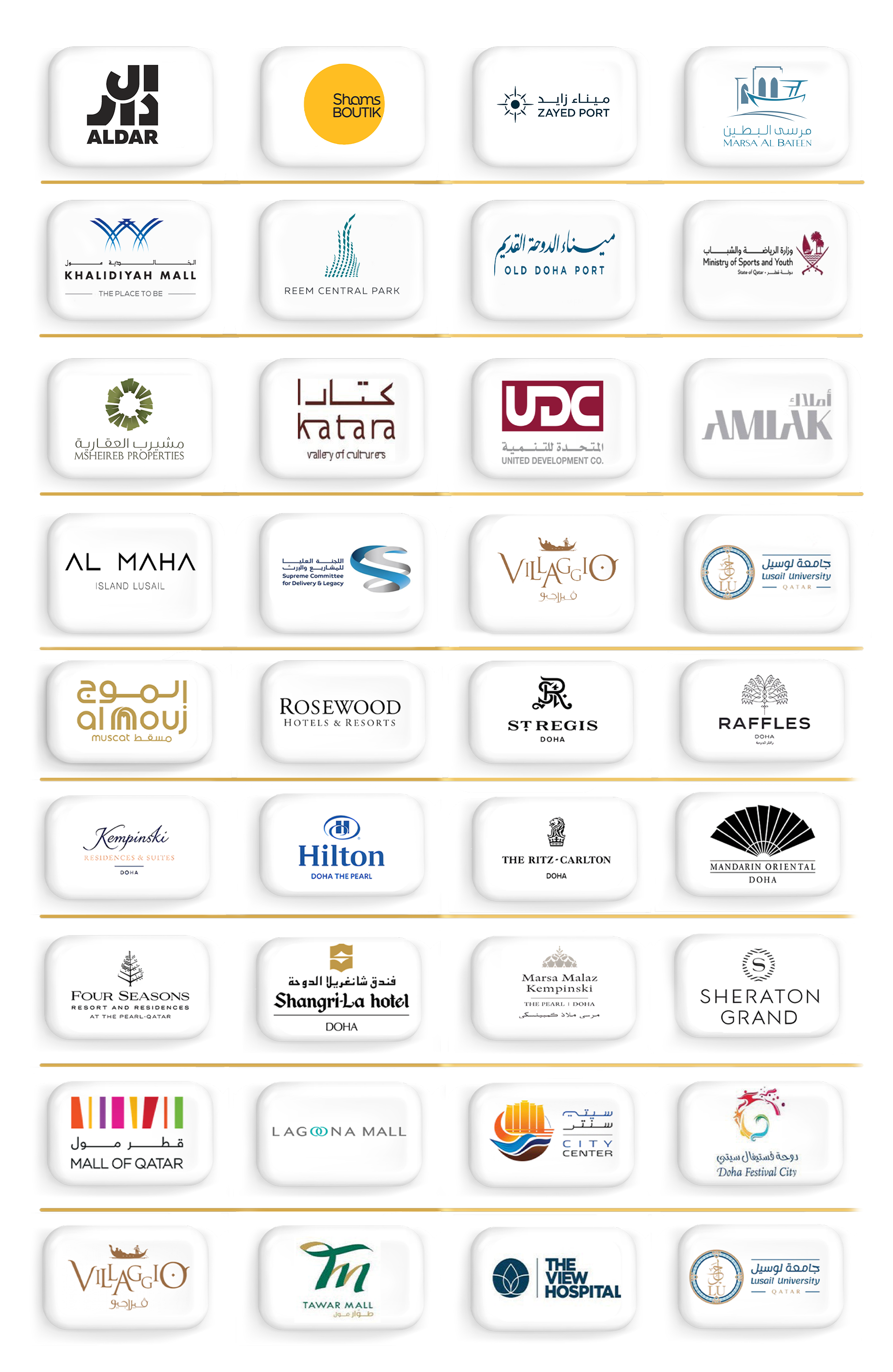 Trusted partners and clients